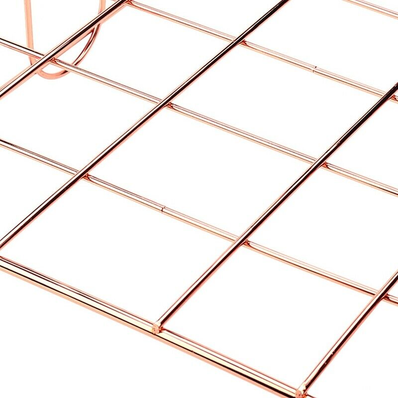 1 Set Of 2 Office Supplies Metal Stackable File Document Letter Tray OrganizerL9