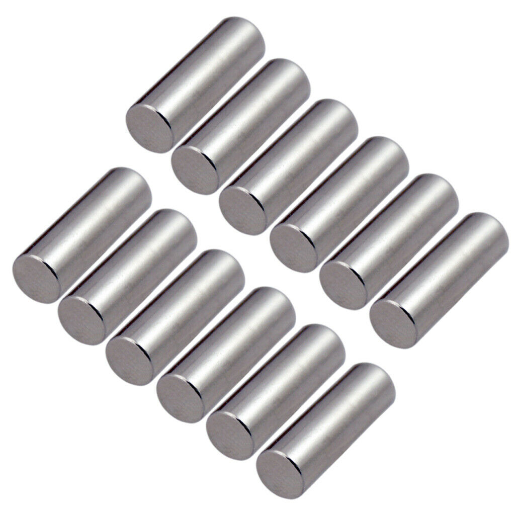 12x Metal Electric Guitar Pickup Magnetic Slug Pole for Electric Bass Parts