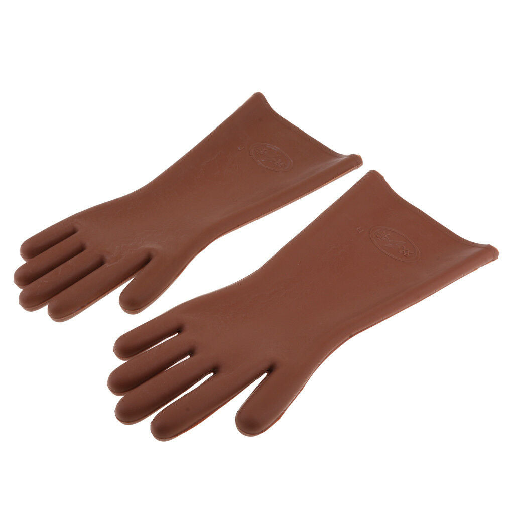 Insulated 5KV High Voltage Electrical Insulating Gloves For Electricians