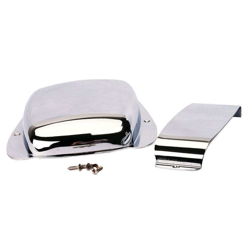 Jazz Bass Pickup Cover and Bridge Cover Chrome Plated Jazz Bass Guitar Gift