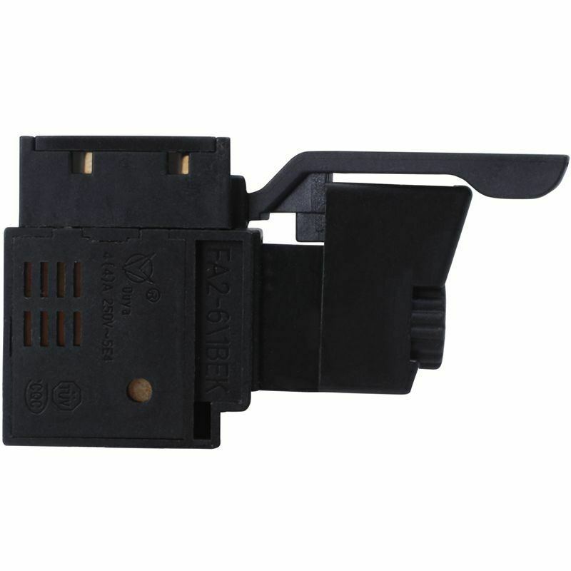 FA2-6/1BEK SPST Lock on Power Tool Trigger Button Switch Black E9B4B4