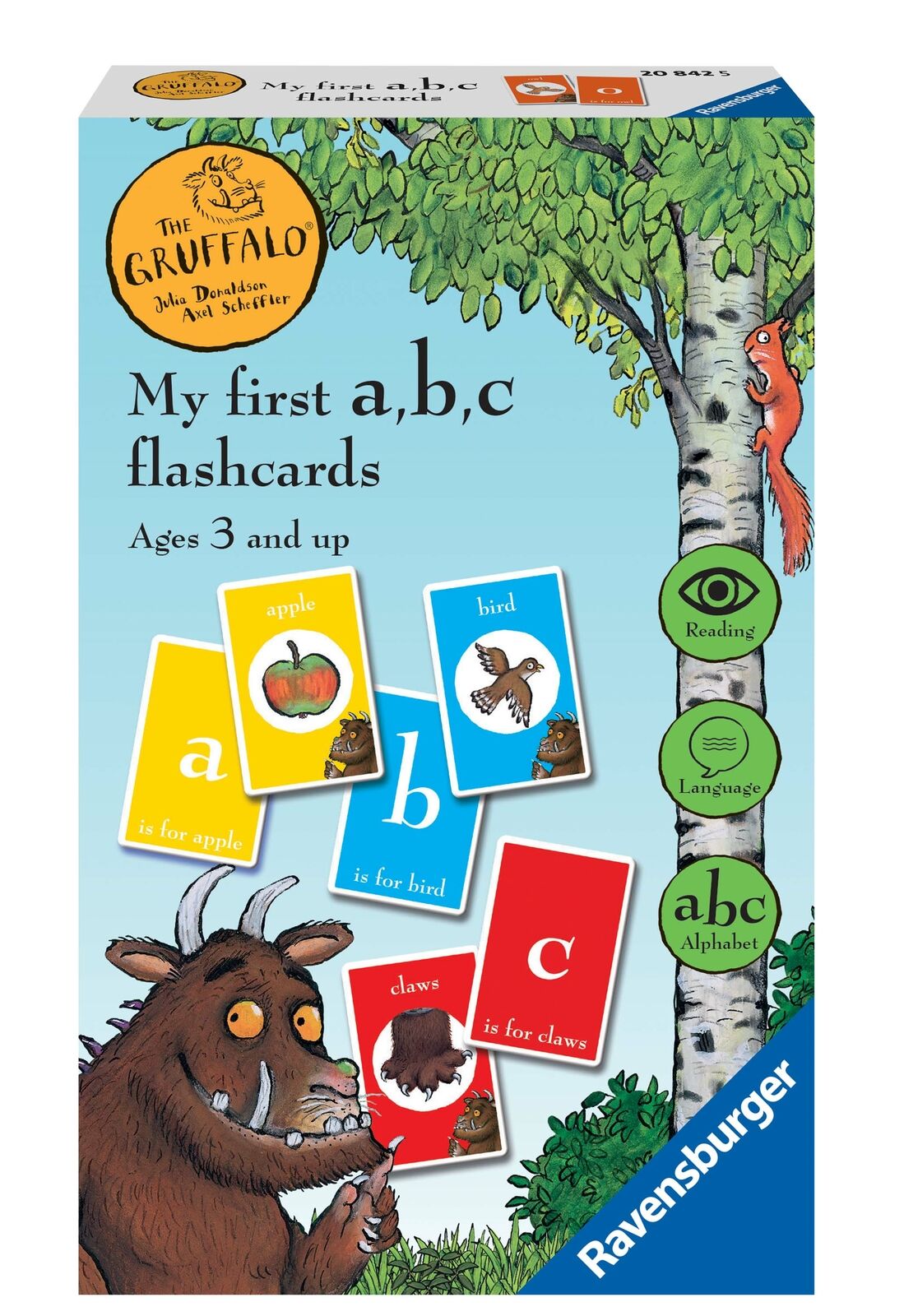 20842 Ravensburger My First Flash Cards: Gruffalo Card Game Children Age 4yrs+