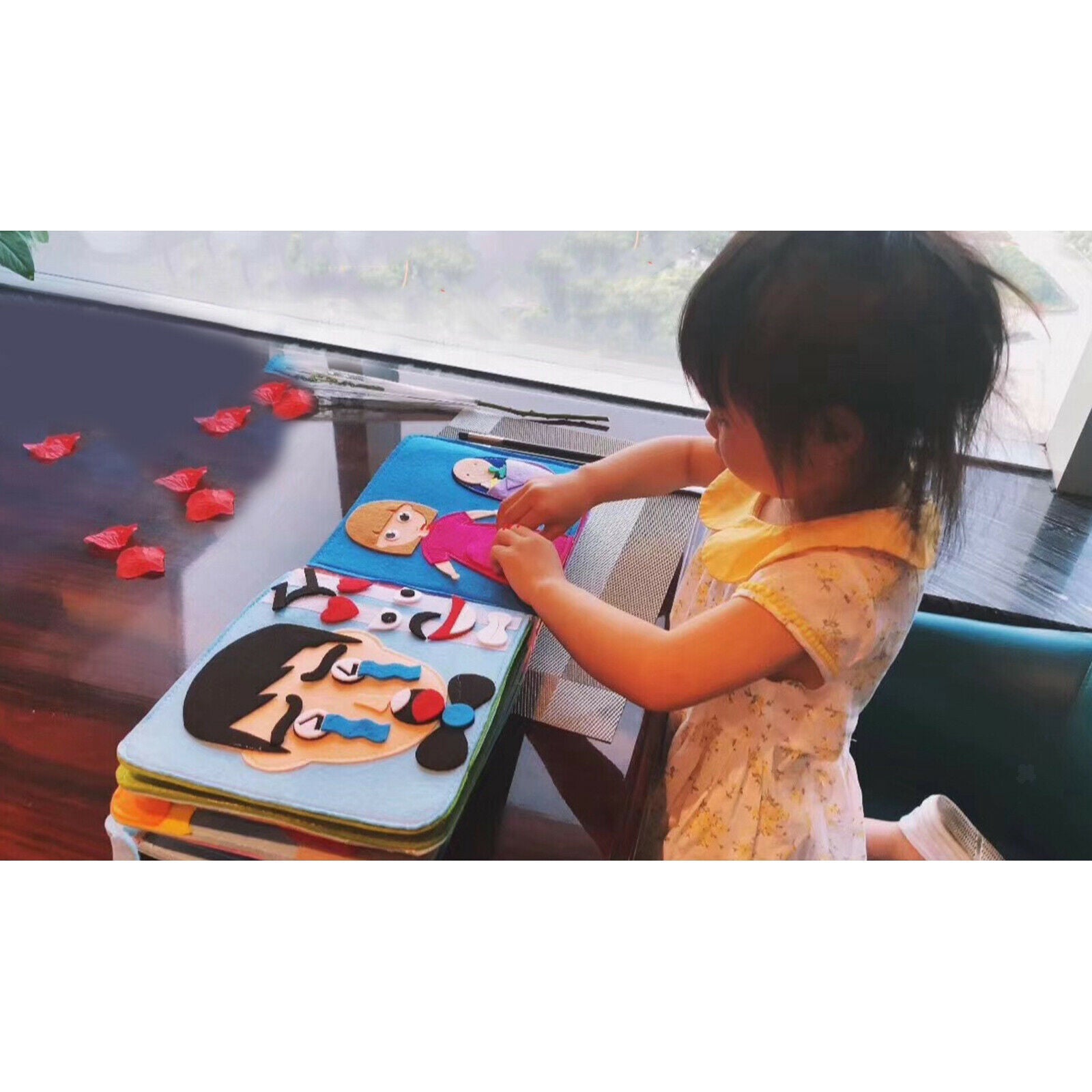 Felt Quiet Books   Soft Baby Book Touch and Feel Cloth Book Sensory Book