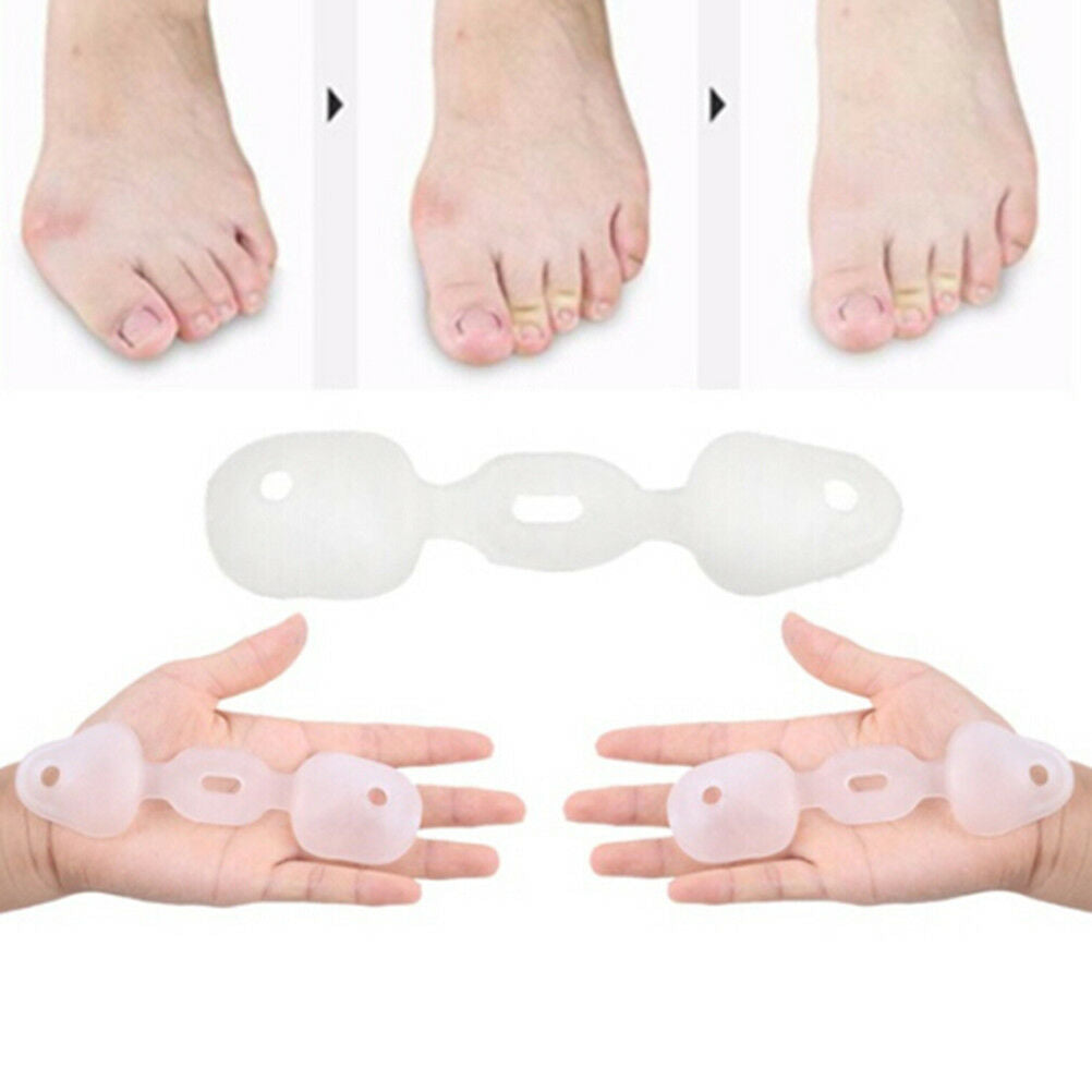Transparent Silicone Gel Bunion Big Toe Separator Foot Protector Massage.l8