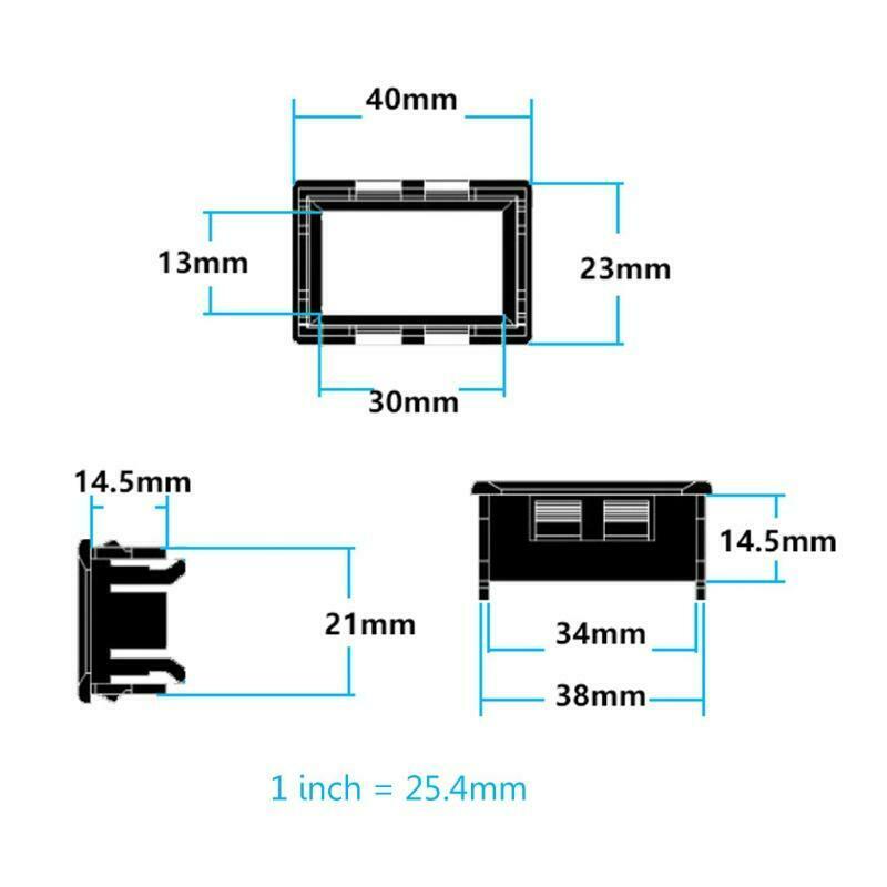 DC 0-99.99V (100V) 4-digits 0.36inch Digital Voltmeter 3Wire Voltage Panel Meter