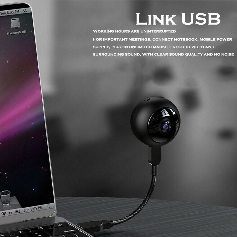 5K Mini Security Camera Wireless Smart WiFi Camcorder HD 1080P Cam Monitor NEW