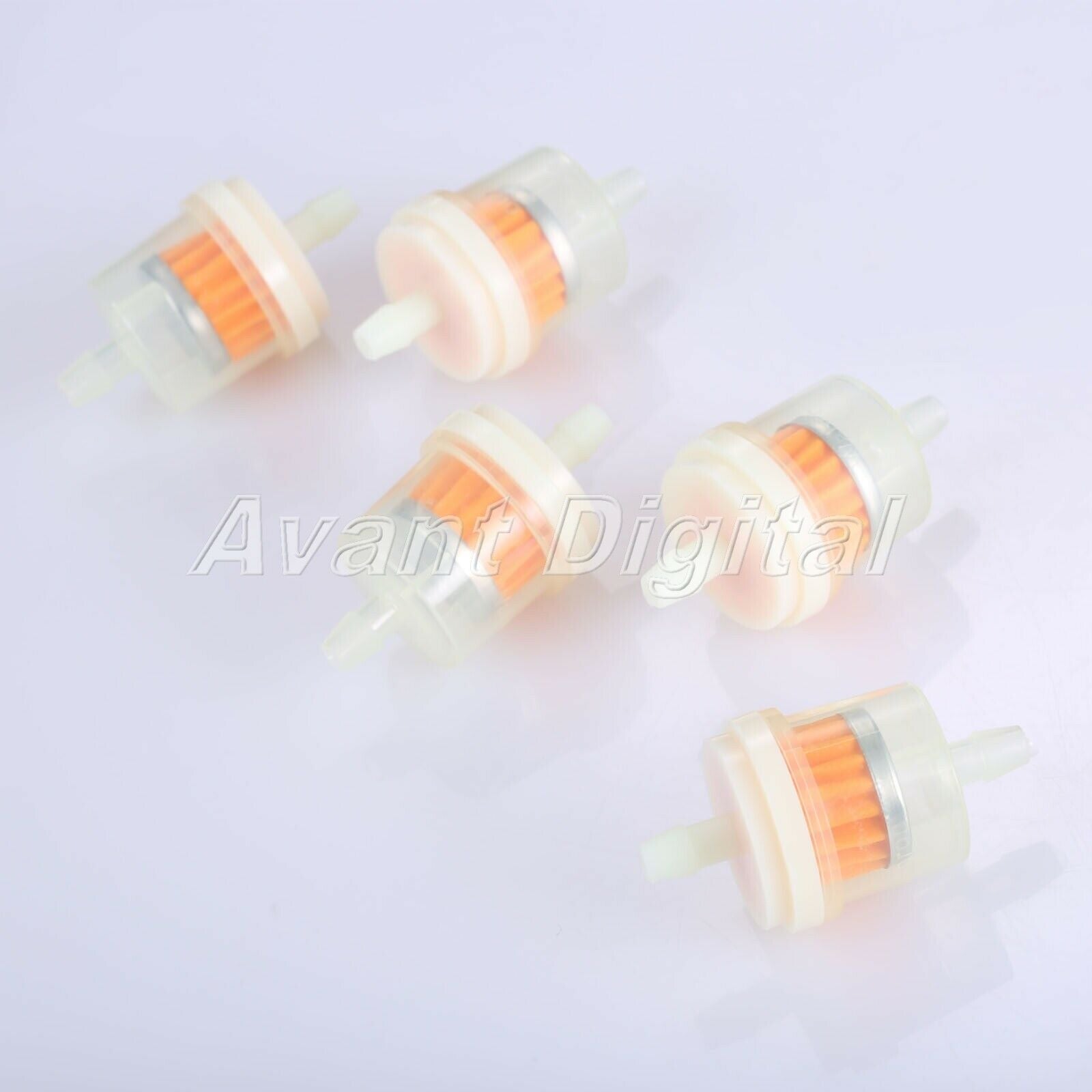 5x 6mm Oil Fuel Filter Cleaner 0.24" Pit Dirt For Motorcycle Bike ATV Trace Bike