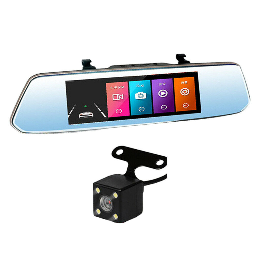 7'' Full Touch Touch Rearview mirror Camera   Cam DVR IR Video Recorder