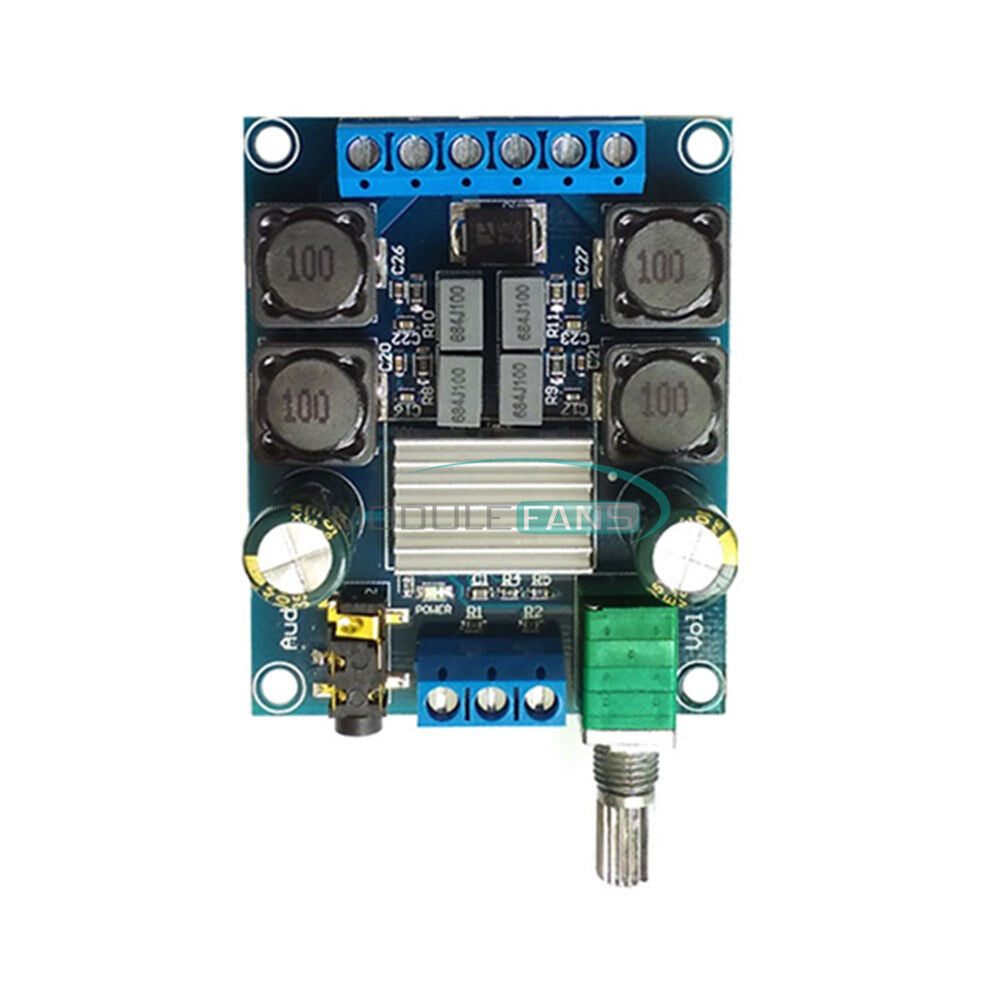 DC4.5-27V TPA3116 D2 50W+50W 50Wx2 Dual Channel Power Amplifier Board Stereo
