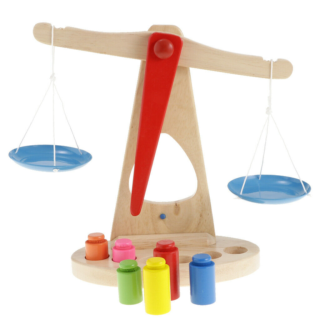 Children   Balance Scale Handicraft Kids Wooden Intelligence Toys