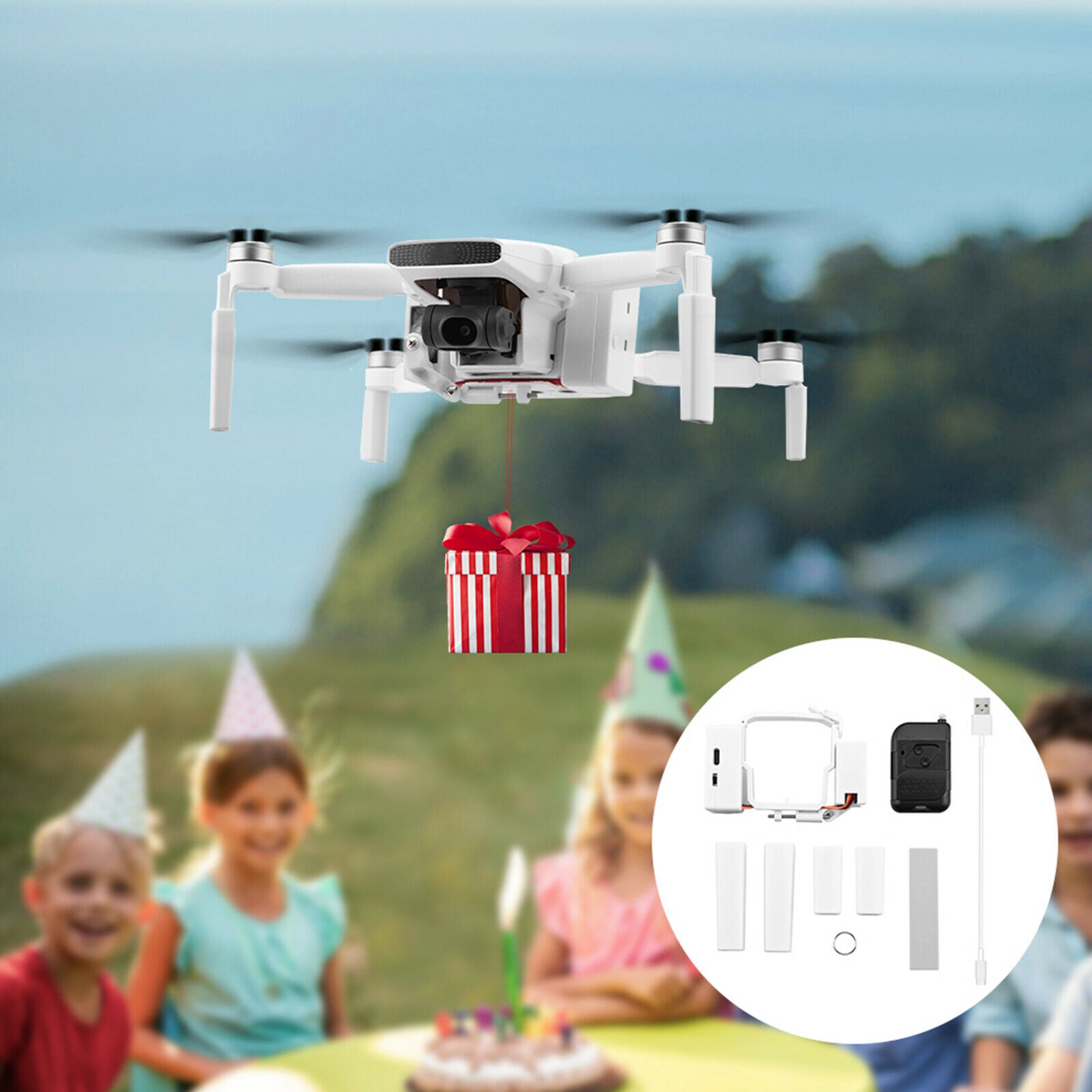 Airdrop System Thrower Payload Release  Device for FIMI X8 MINI Drone