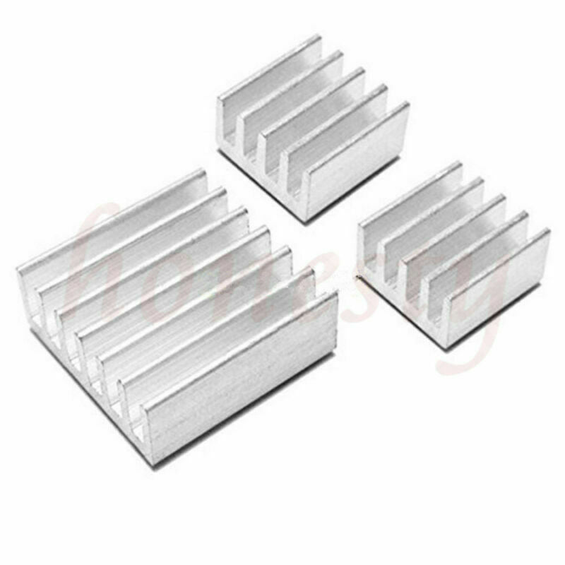 15PCS/5sets Raspberry Pi 2 Aluminium Heatsink Kit Self Adhesive Heat Sink