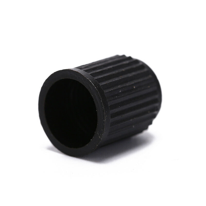 5pcs black plastic dust valve caps bike car wheel tyre air valve stem caps BDAU