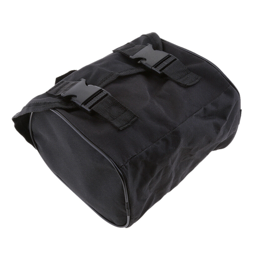 Black storage bag for single cylinder car metal