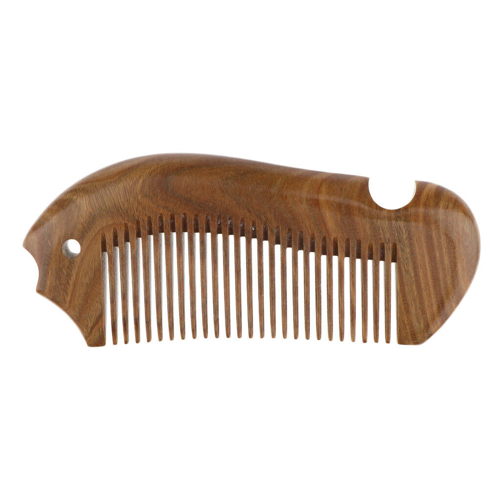 Handmade Small Sandalwood Comb With Fine Tooth Scalp Massage For Men Women