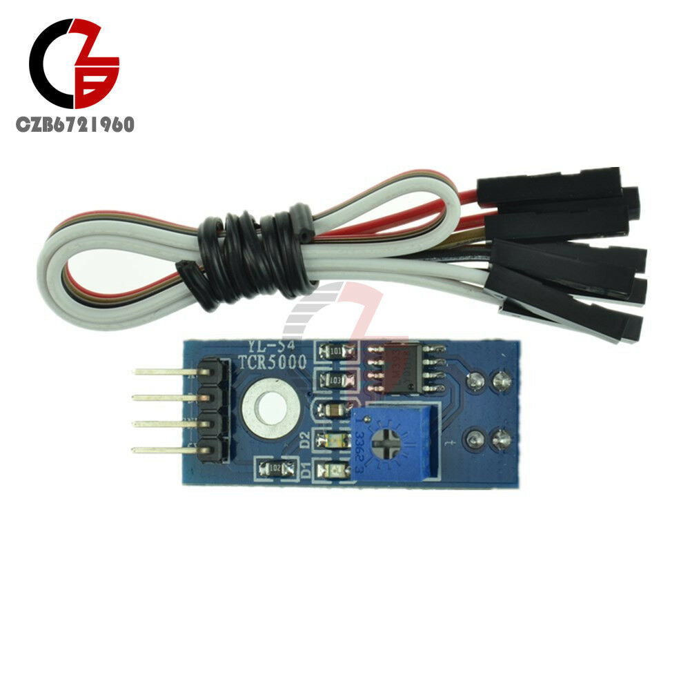 TCRT5000 Line Track Sensor Infrared Reflective Photoelectric Switch LM393 3.3-5V