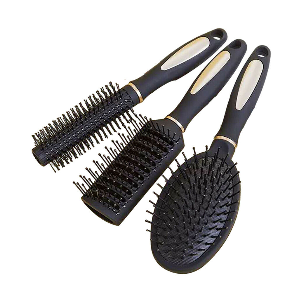 3-pack Hairbrush Massage Comb Hair Comb Kit No More   Anti-Static