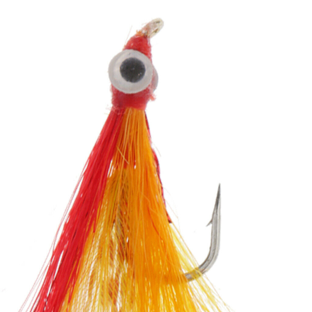 Minnow Fly Fishing Flies Assortment - Saltwater and Bass Flies - Dry Flies for