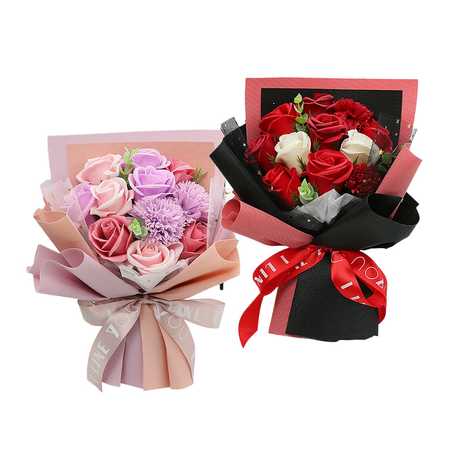 Artificial Soap Flower Birthday Valentine's Day Gift Floral Ornament Party