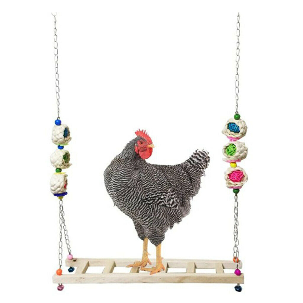 2pcs Handmade Chicken Ladder Birds Perch Chicken Hens Large Birds Parrots