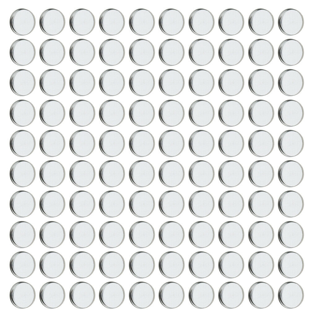 200 Packs Empty Round Square Metal Pans for Eyeshadow Palette Magnetic Cosmetics