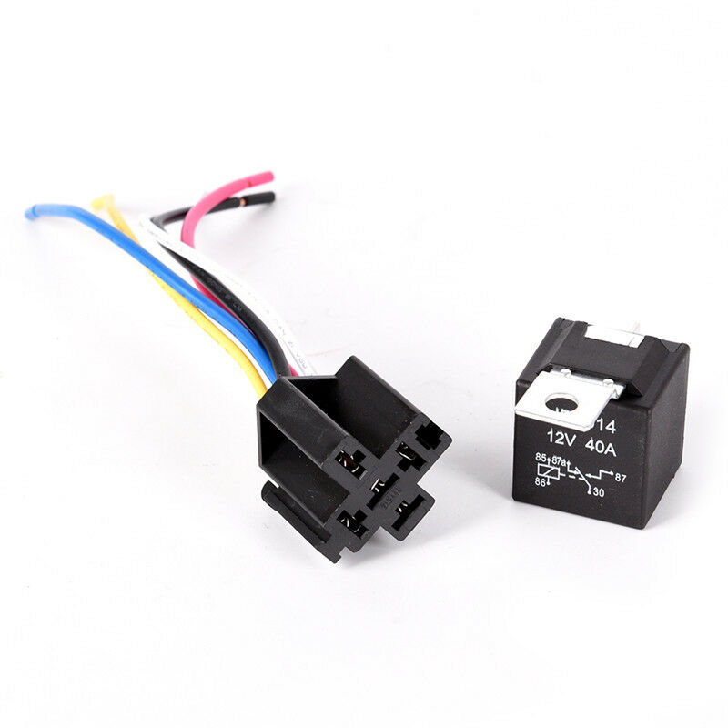 Waterproof Automotive Relay 12V 5Pin 40A Car Relay 12V 5Pin With Relay Socket WF