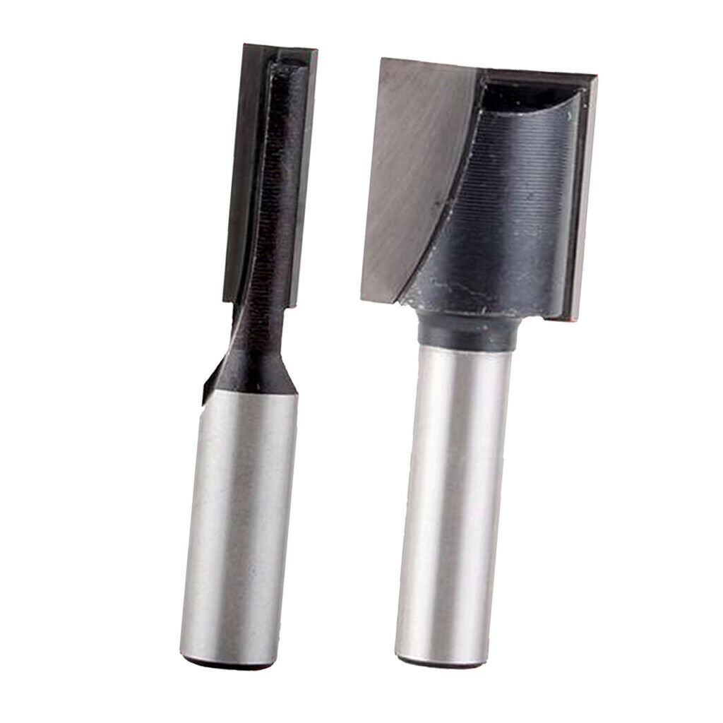 6 Mm 18mm Wood Tool for Straight Cutter And 2 Pcs 8mm Nut