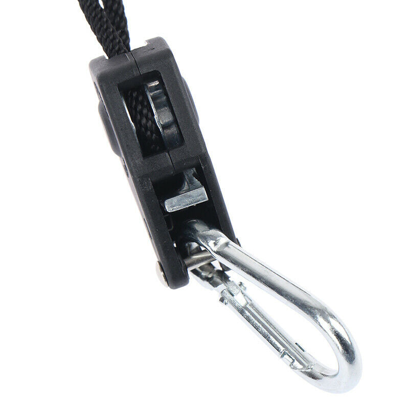 1Pair Hanging Rope Ratchet Lights Lifters Led Grow Light Hangers Zinc Alloy  SJ