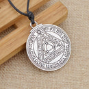 Talisman Sun Magic Solomon Seal Amulet Pendant Protection Necklace Luck Jewelry