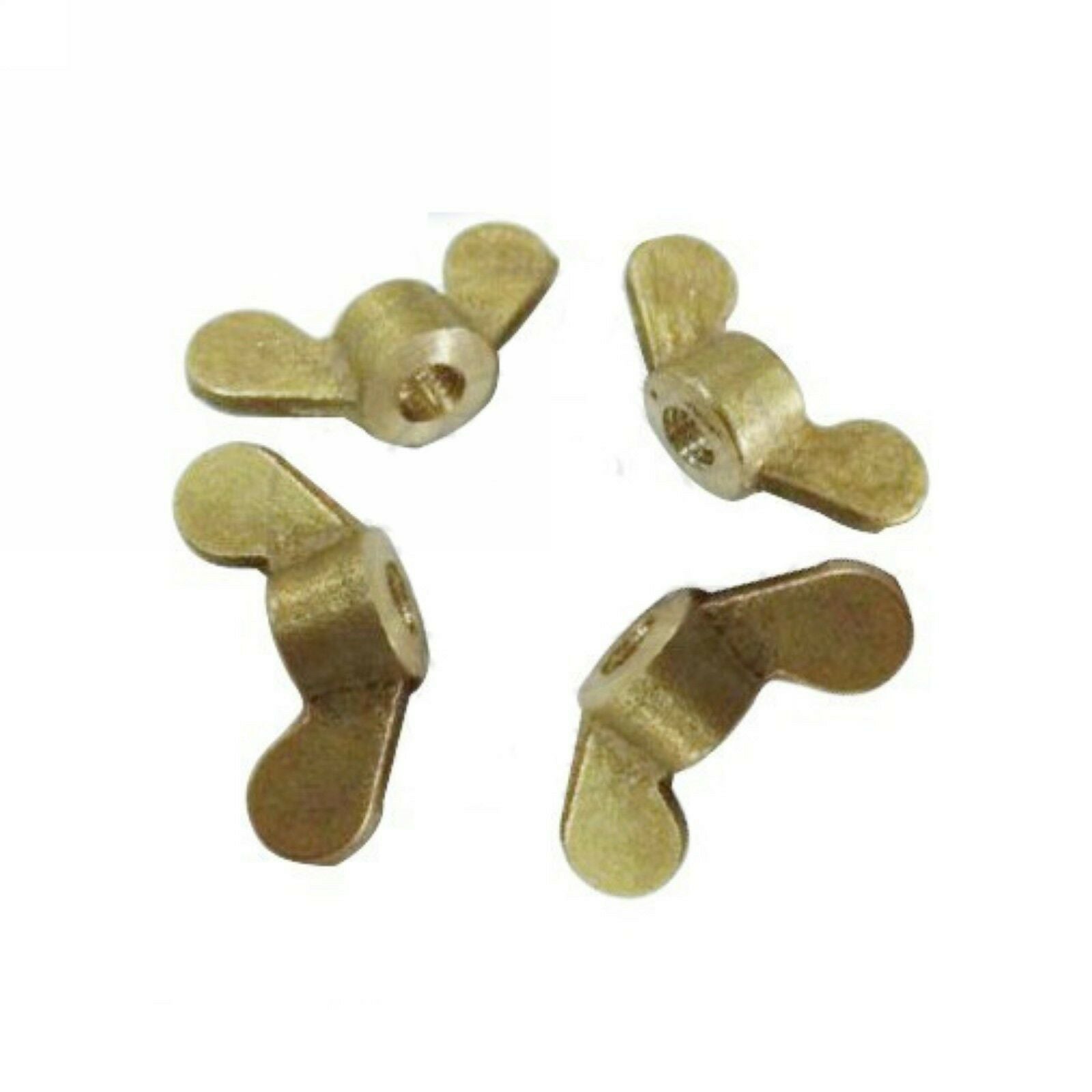 Lot10 Brass Wing Nuts Thumb Butterfly M4 Metric Threaded