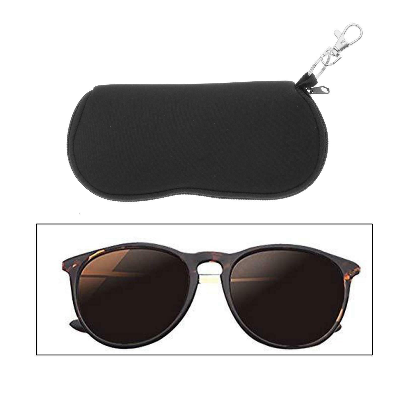 Portable Sunglasses Case Box Zipper Eye Glasses Carry Pouch Eyewear Storage