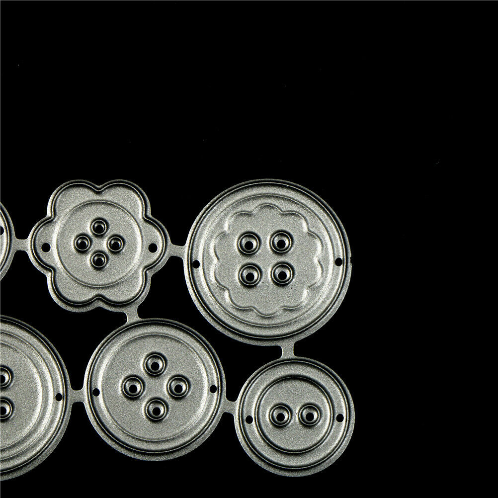 Button Design Metal Cutting Dies For DIY Scrapbooking Paper Cards .l8