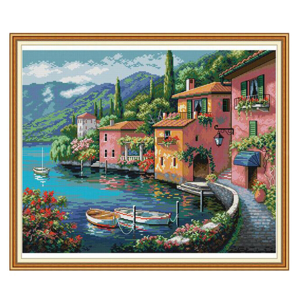 Cross stitch DIY needlework cross stitch kit with cross stitch pattern and