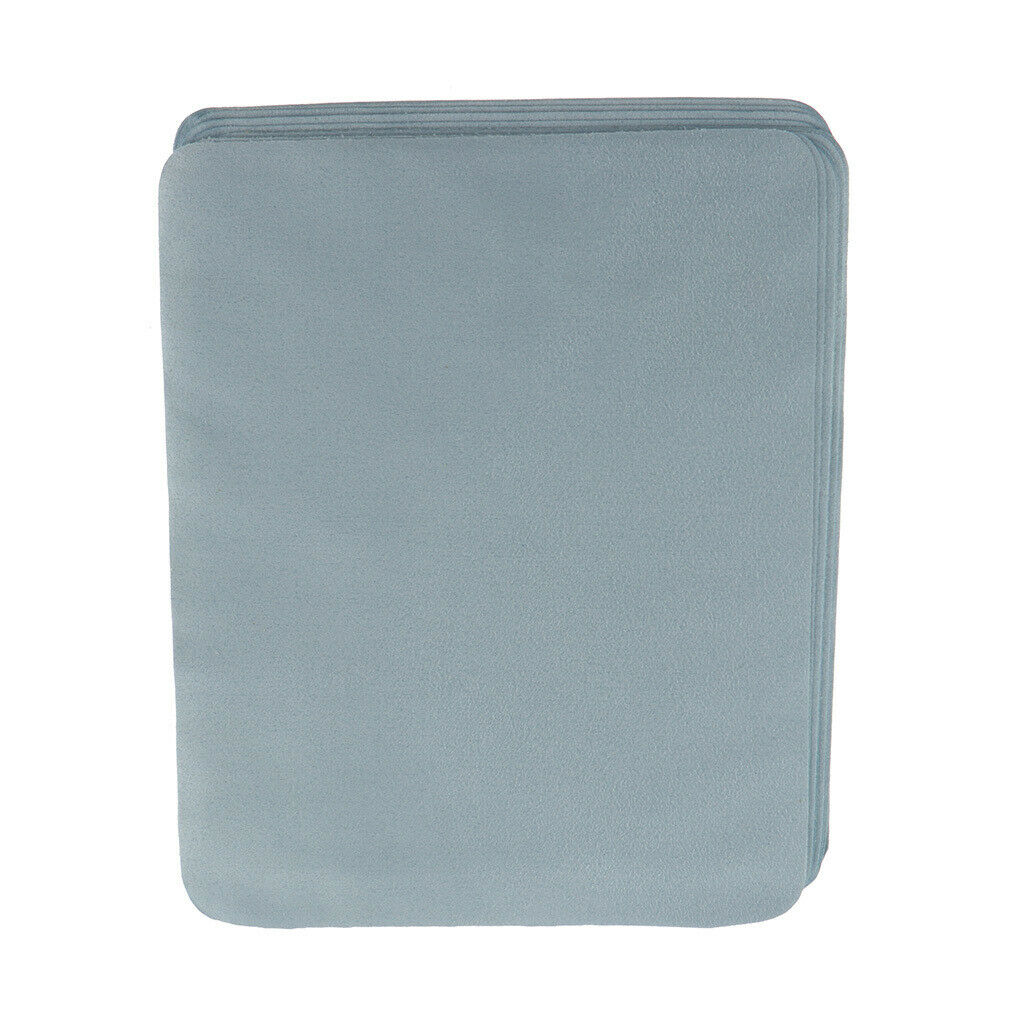 20 Pieces Microfiber Glasses Screen Lens Eyewear Cleaning Cloth Blue
