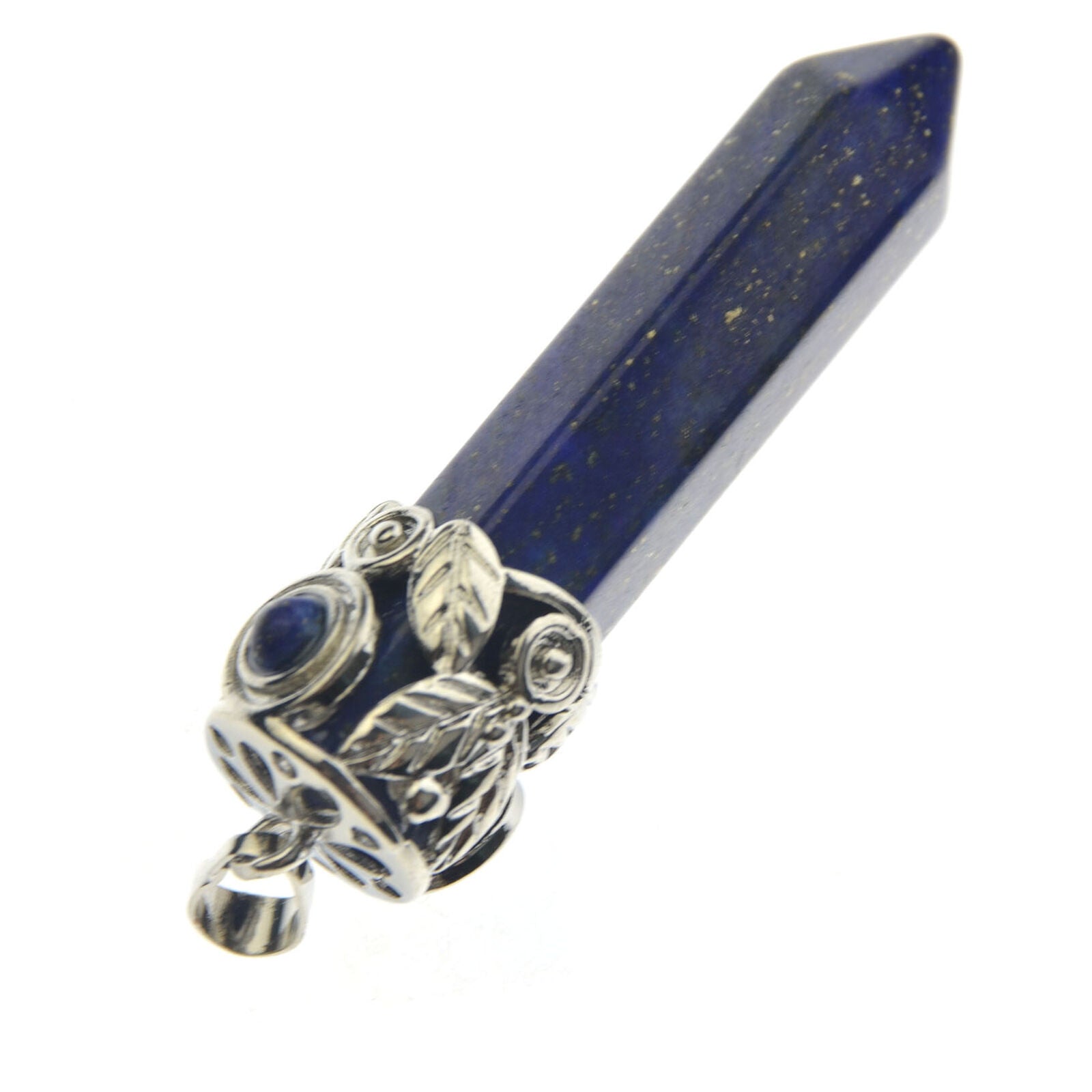 1pc Sodalite Stone Pendant Hexagon point Energy Reiki Healing Amulet
