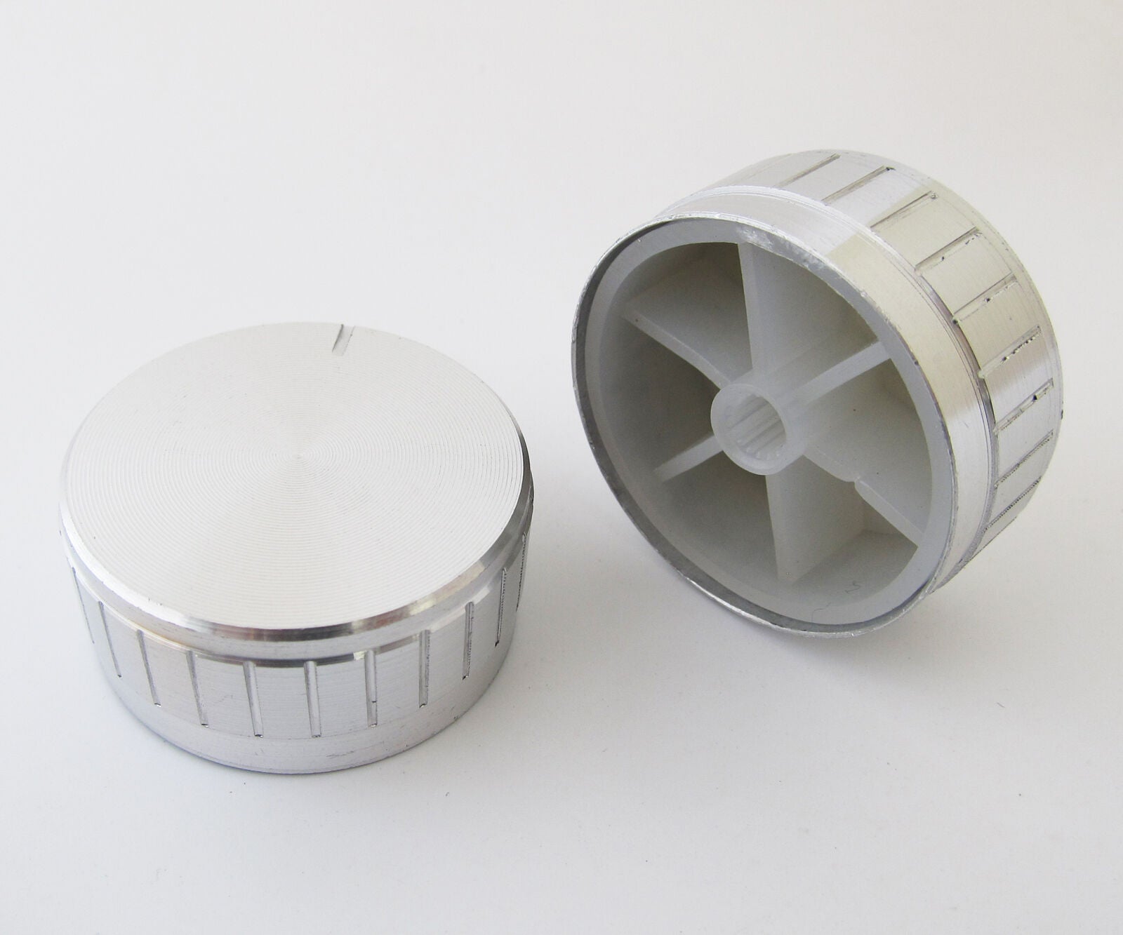10pcs 3color 40x17mm Circular Knob Aluminium Cover for Audio Volume Tone Control