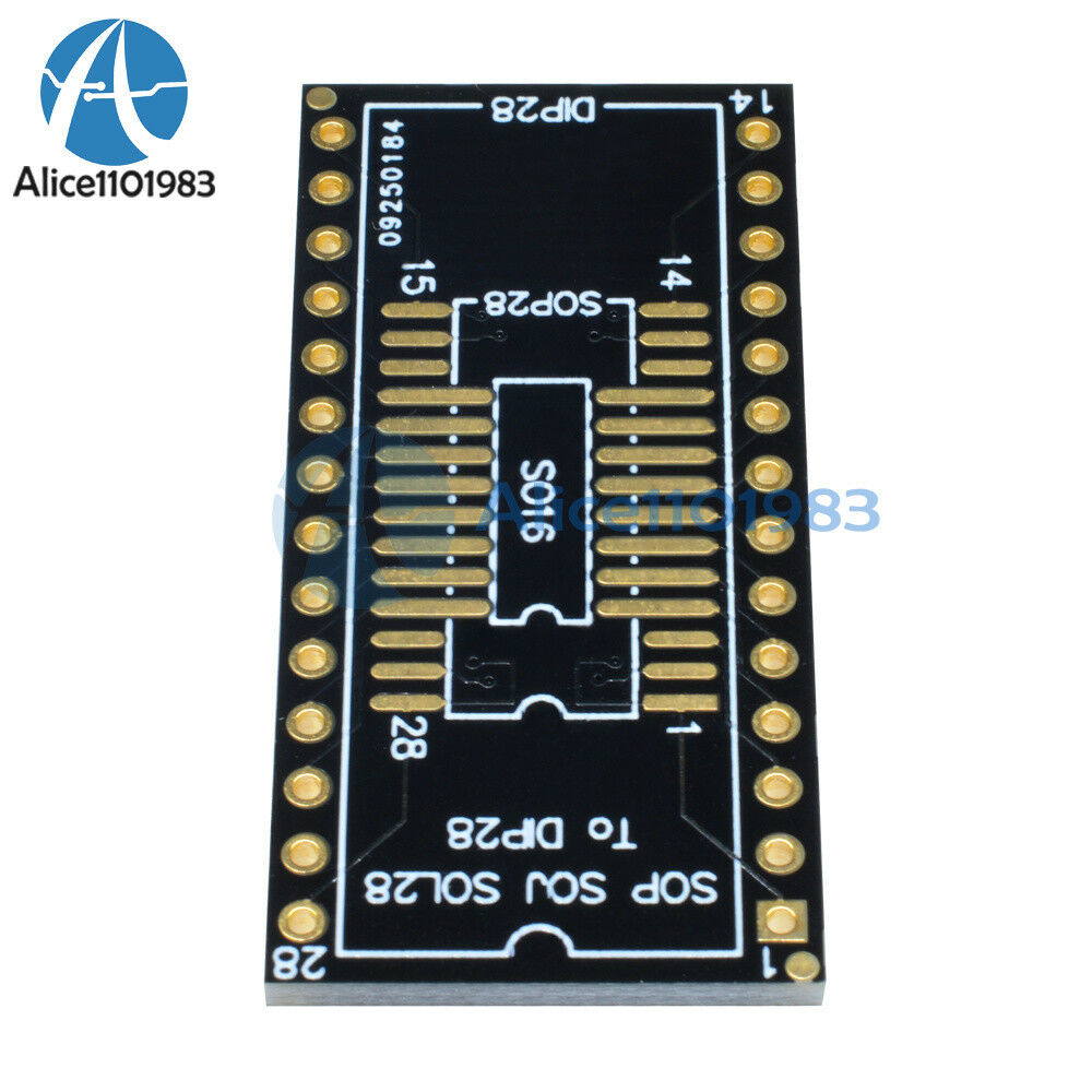 2PCS SOP16 SOP28 To DIP16 DIP28 SSOP28 TO DIP28 Adapter PCB Conveter Board