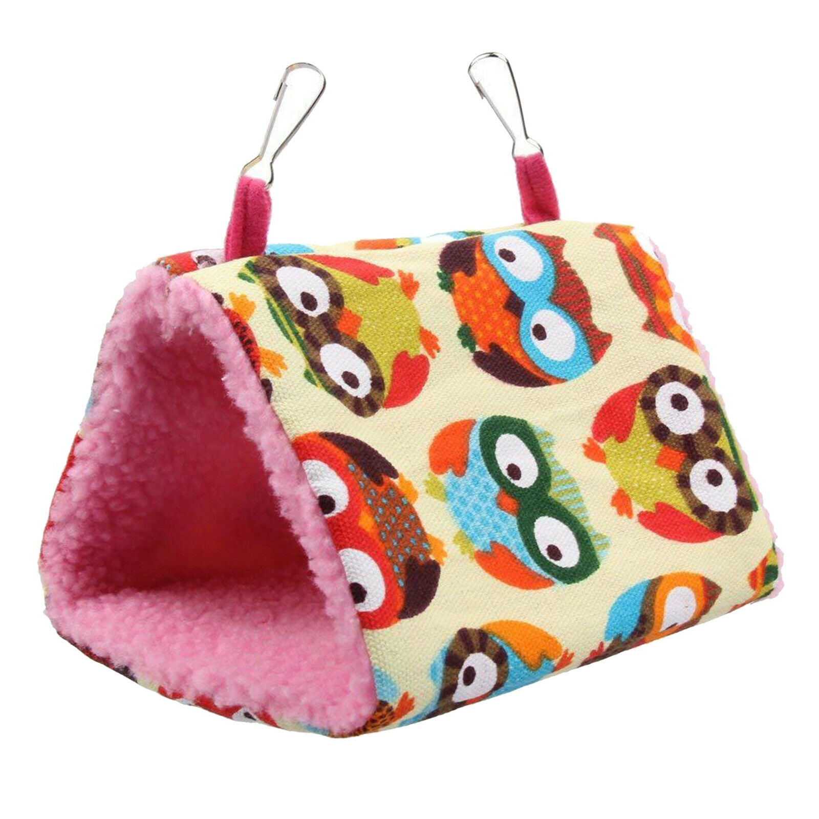 Pet Bird Parrot Budgie Hammock Cage Hut Tent Bed Hanging Cave Bed Owl S