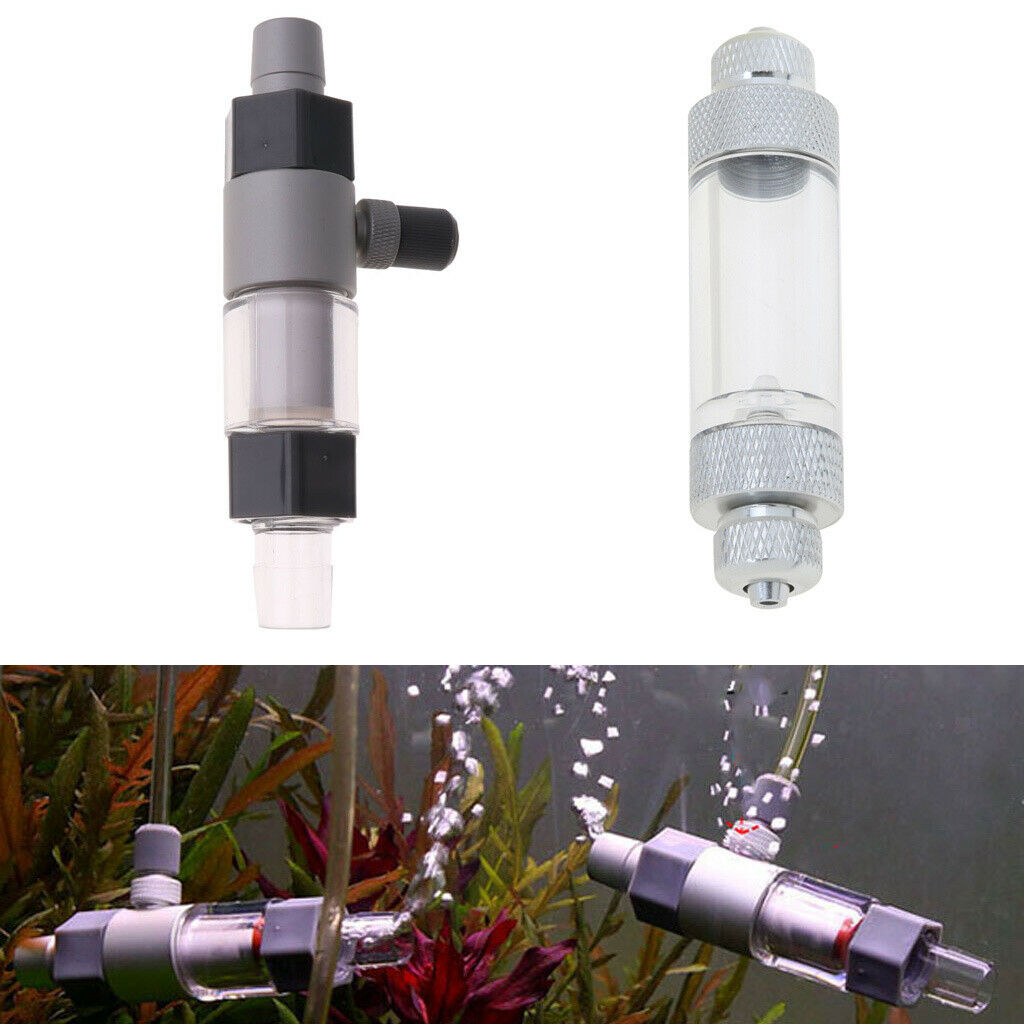 2 Pcs Aquarium Diffuser Regulator With Plants Tank CO2 Bubble Counter
