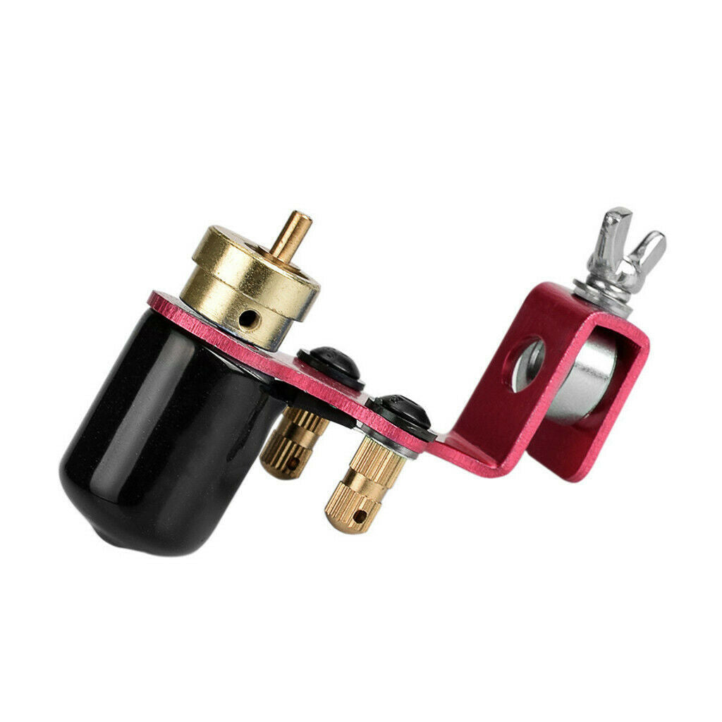 Tattoo Machine Kit w/ Color Chart Practise Set for Body Tattooing Art Red