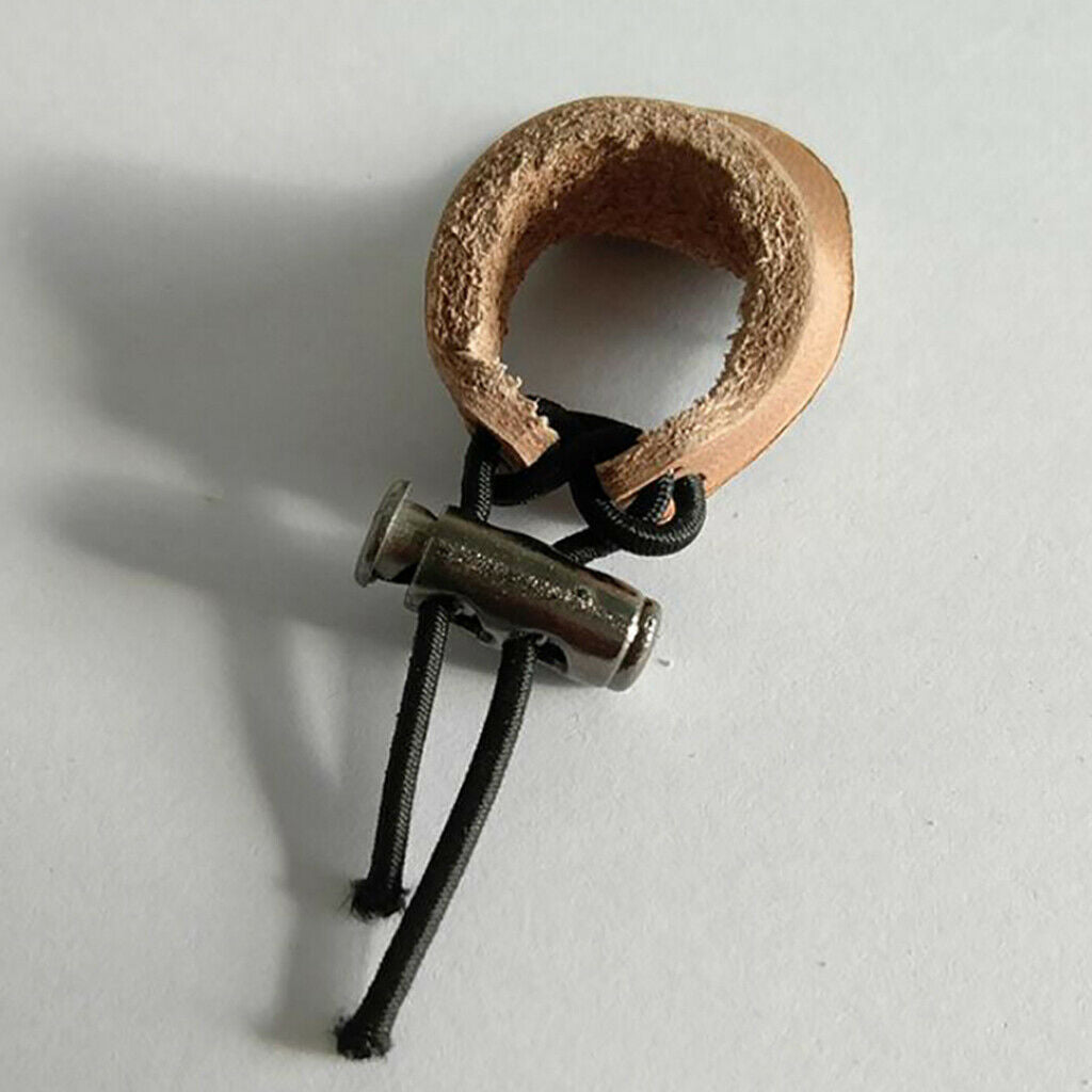 Comfortable Archery Thumb Ring Hunting Tabs Finger Saver Protect Guard