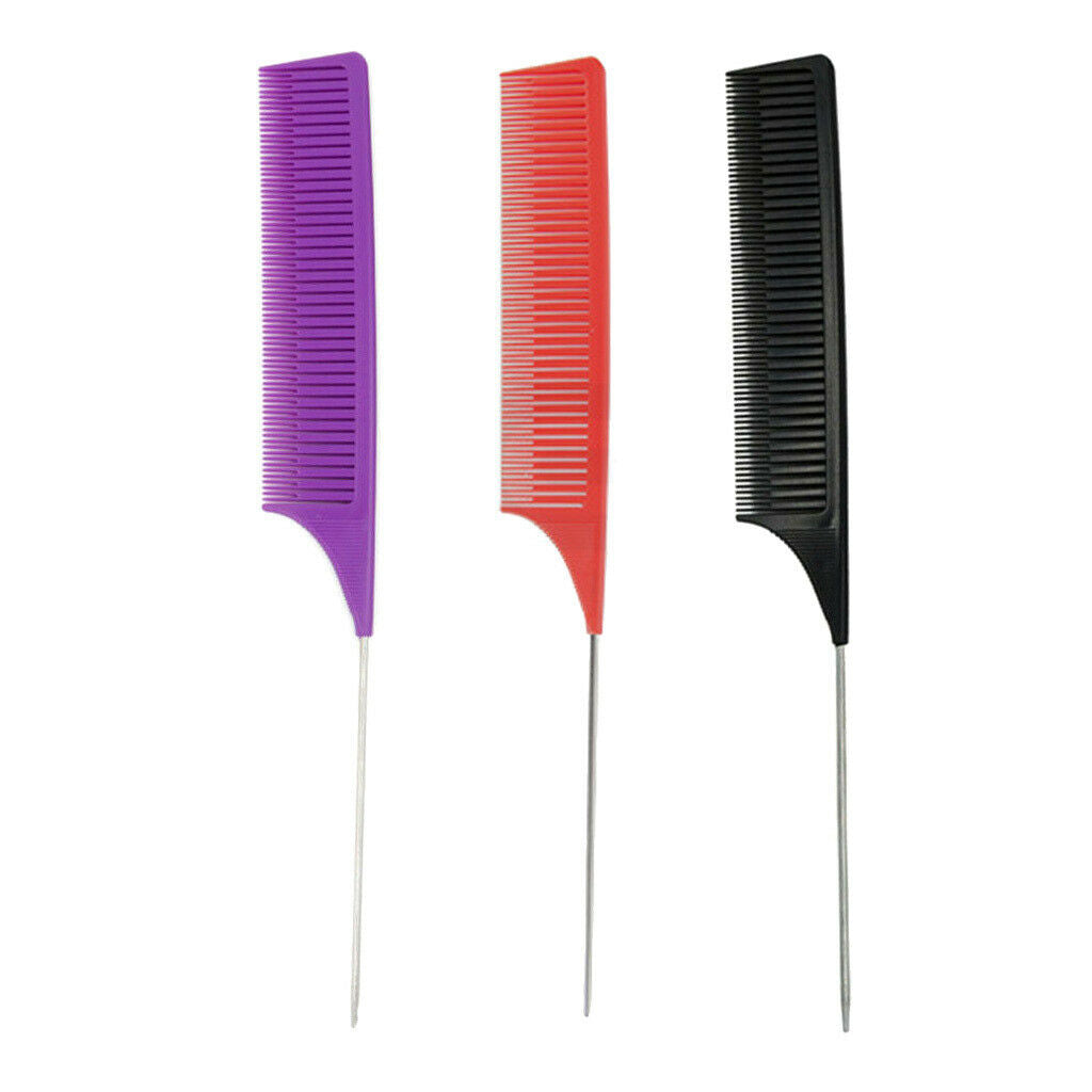 Professional Weaving Highlighting Foiling Hair Combs Salon Styling Hair Comb