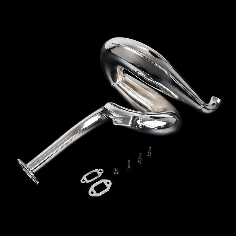 Below 71CC Engine Exhaust Pipe Kit for 1/5 HPI ROFUN BAHA ROVAN KM BAJA LOSI 5E7