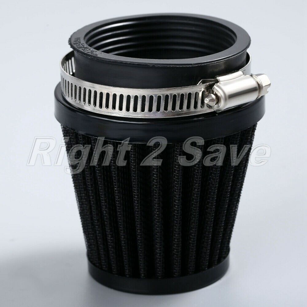 54mm Motorcycle for Minibike Scooter ATV Air Intake Filter Cleaner Rubber Metal
