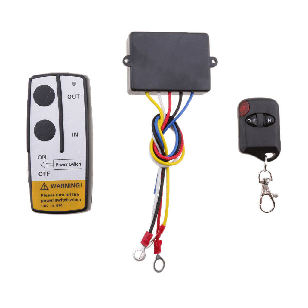 Wireless Winch Remote Control Kit 12V 50ft Universal Controller