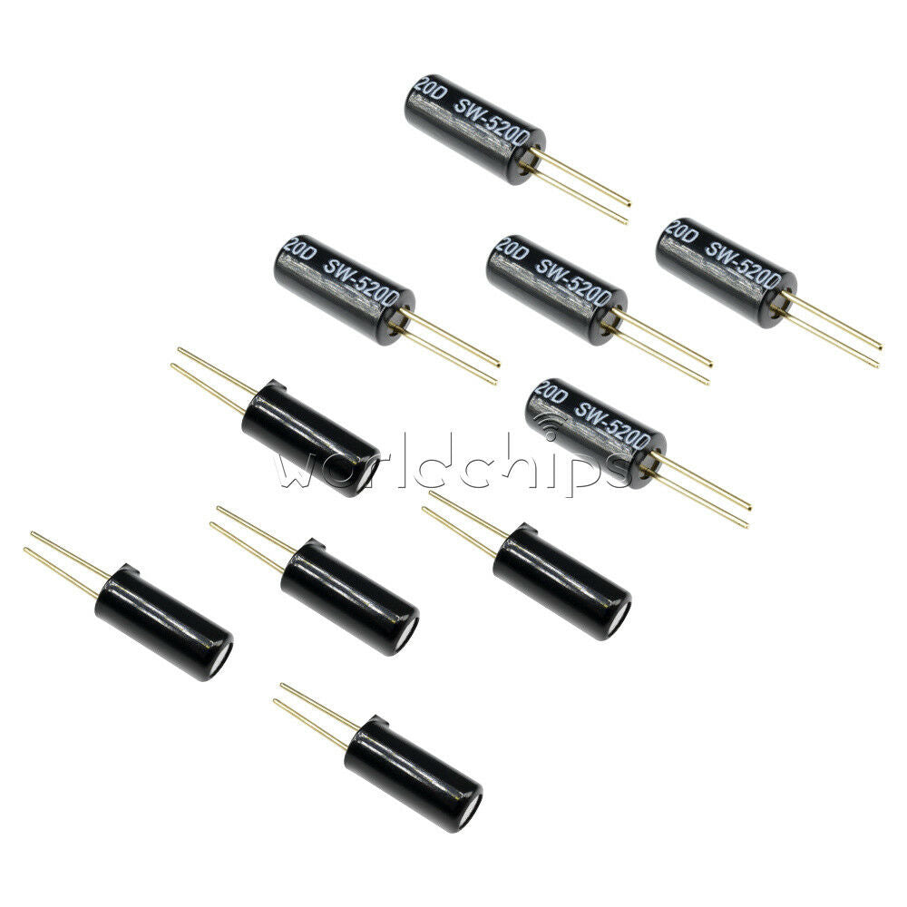 10PCS Lot SW-520D Vibration Sensor Metal Ball Tilt Shaking Position Switches