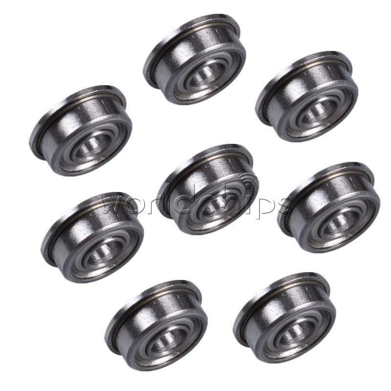 2PCS MF104ZZ (4x10x4 mm) Metal Shielded (Flanged) PRECISION Ball Bearing
