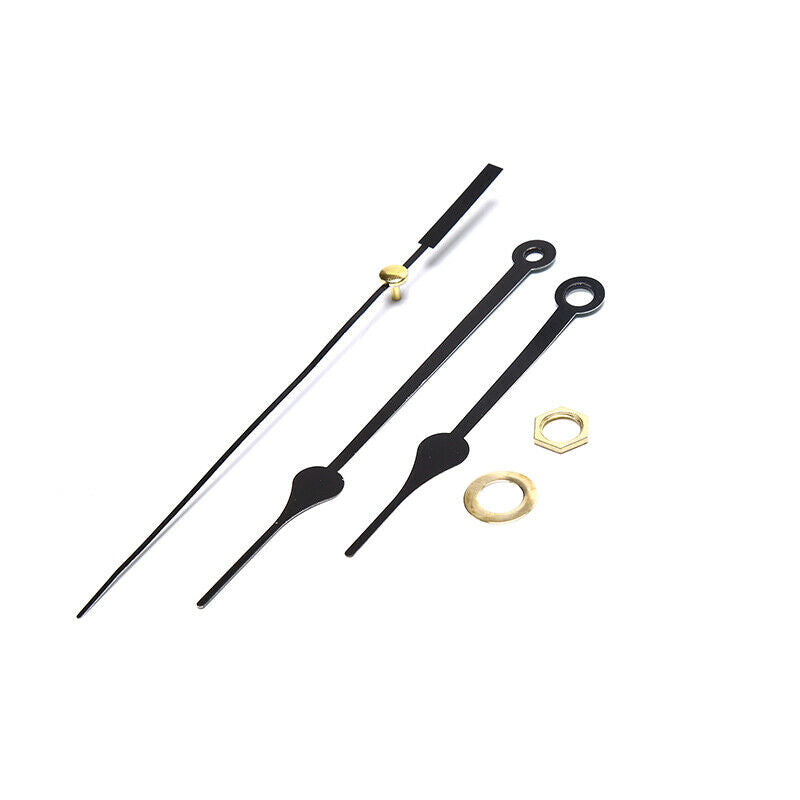 Quartz Clock Movement Mechanism Hands Wall Repair Tool Parts  DIY Black PoinBDA