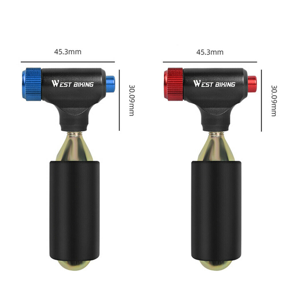 Bicycle Pump Nozzle Hose Valve Connector Adapter Head Pumping Part Blue