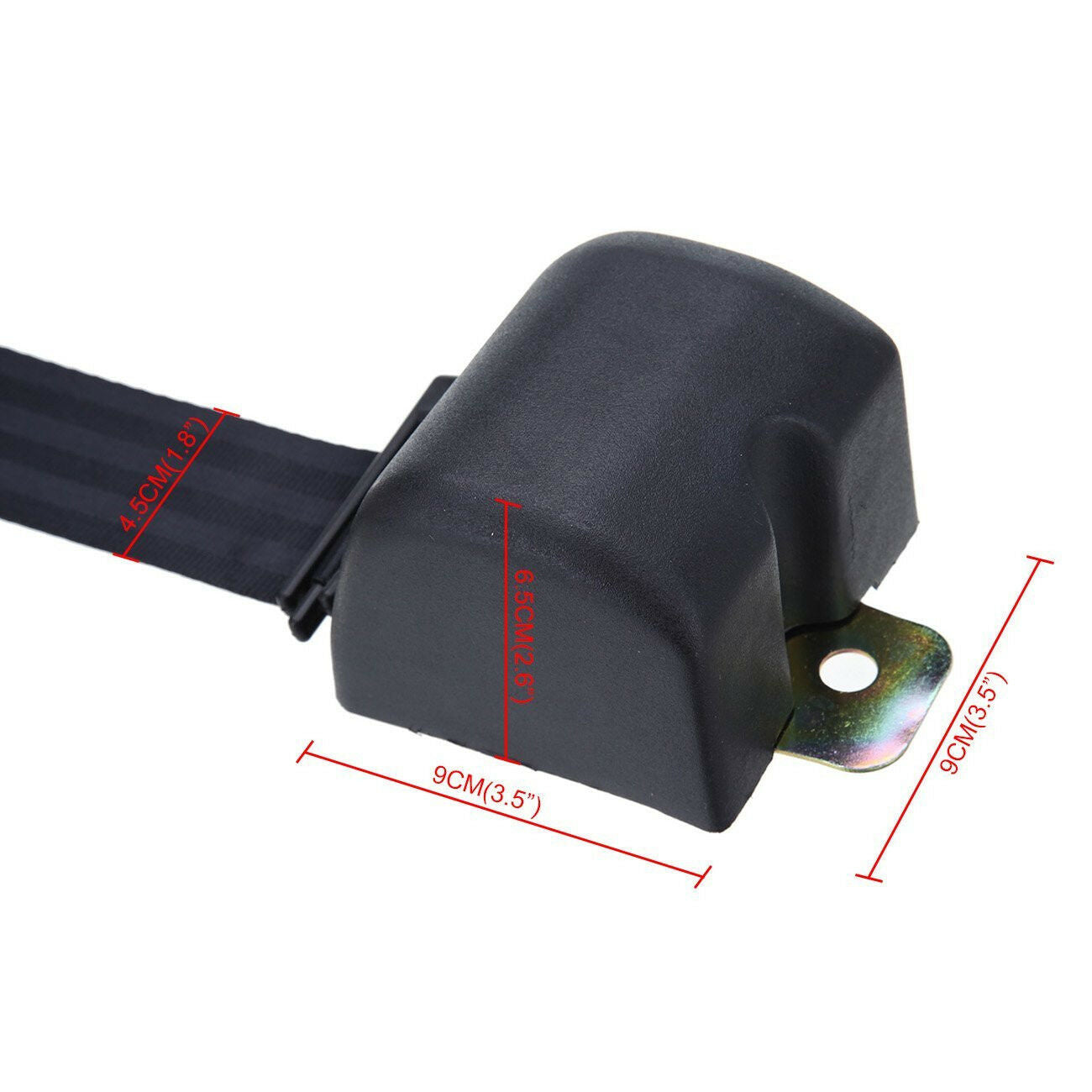 Universal Autos Seat Belt Buckle Extender Strap Safety Buckle 3 Point Adjustable